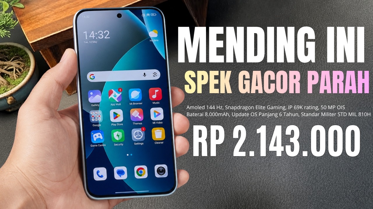 NAH INI BARU PAS‼️8000mAh, RAM 8/256 GB - HP 2 JUTAAN TERBAIK DAN TERBARU 2026