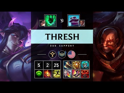 Thresh Support vs Braum - NA Challenger Patch 25.05