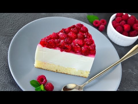 Cold RASPBERRY cheesecake ☆ Himbeer Quark Torte