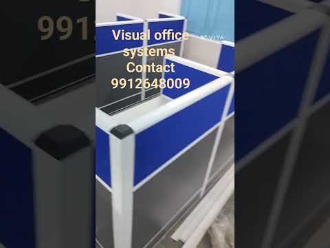 Brown office workstation furniture