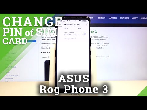 How to Remove SIM PIN from SIM Card in ASUS ROG Phone 3?