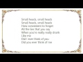 Lisa Germano - Small Heads Lyrics