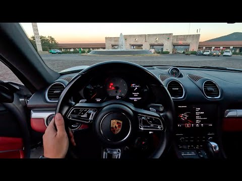 Porsche 718 Cayman S 2017 / 4K POV Drive Test