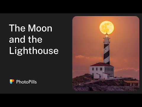 Photographing a 10m Moon with the Lighthouse of Favàritx, Menorca