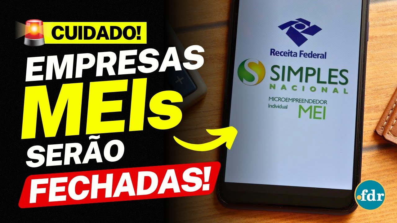 ALERTA! EMPRESAS MEIs TERÃO CNPJs CANCELADOS POR CAUSA DE PENDÊNCIAS COM A RECEITA FEDERAL