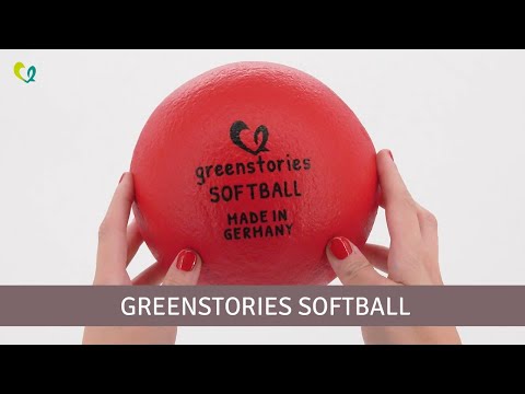 Vorschau: Softball 16 cm grün für Kleinkinder oder Handballer