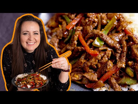 I LOVE this Black Pepper Beef Stir Fry