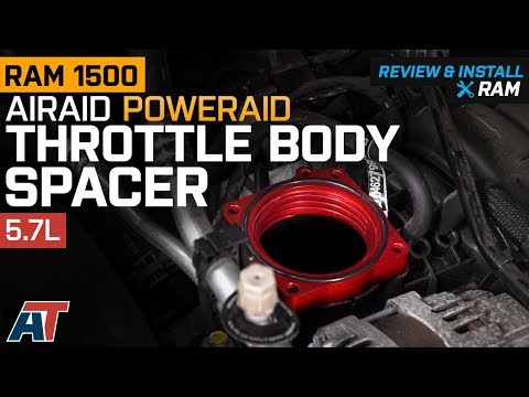 2009-2018 RAM 1500 Airaid PowerAid Throttle Body Spacer 5.7L Review & Install