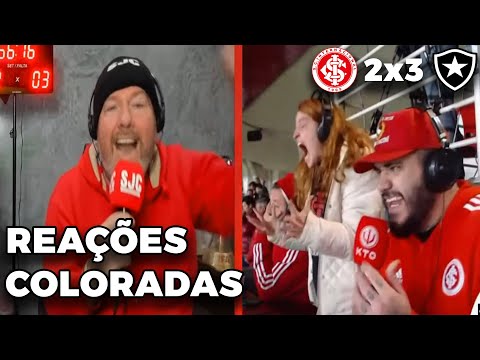 REAÇÕES COLORADAS!! - INTERNACIONAL 2X3 BOTAFOGO