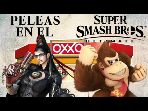 Peleas en el Oxxo - Bayonetta vs Donkey Kong