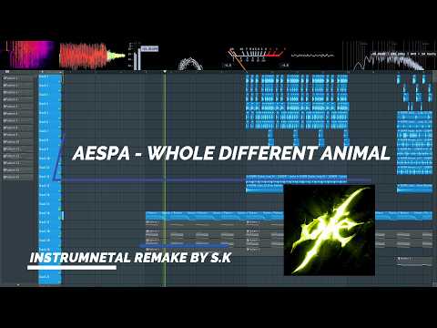 AESPA(에스파)- WDA(Whole Different Animal)(Ft.G-DRAGON)InstrumentalFL Studio RemakeFLP+STEM FILES+MIDI