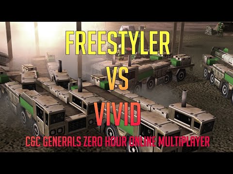 Freestyler vs ViViD - Pro League - C&C Generals Zero Hour LIVE