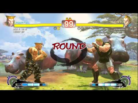 SSF4: ACE E I RI N (Guile) VS pikadoma (Abel)