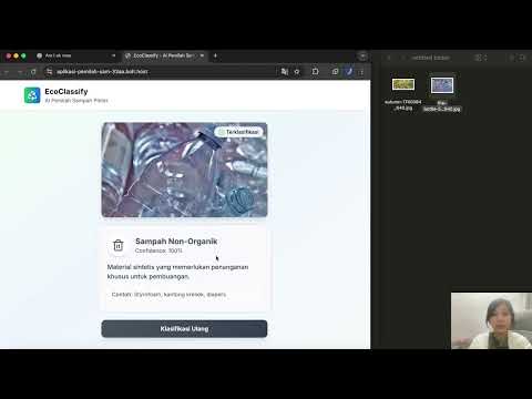 Foto kelas Aplikasi AI Pemilah Sampah - Image Classifier - Tanpa Coding