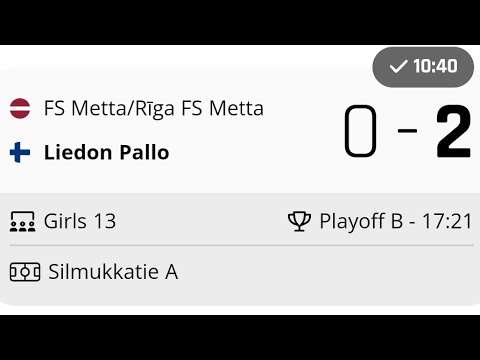 LiePa T13 - FS Metta Riga (WasaFootballCup 2023, 8.7.2023)