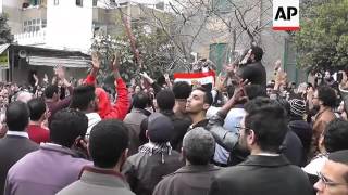 +4:3 Funeral of protester killed in Cairo; protest