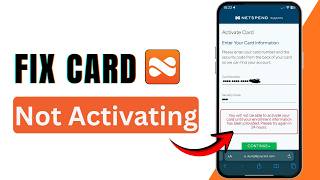 How to Fix Netspend Card Not Activating 2026 | Netspend Card Activation Problem