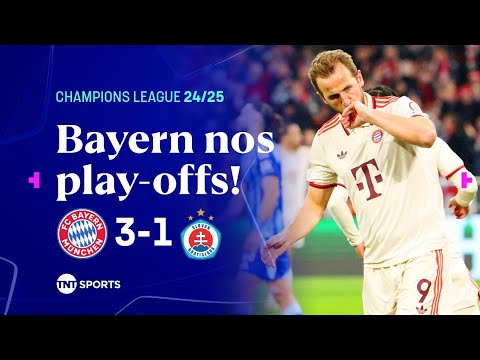 Gols e lances de Bayern x Slovan Bratislava
