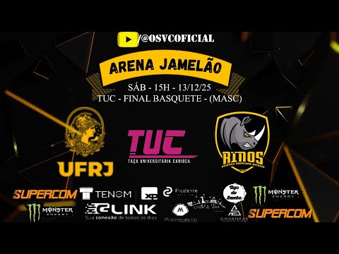 UFRJ MINERVA X ESTÁCIO RINOS - TUC - FINAL BASQUETE (FEM) - 13/12/25 - AO VIVO