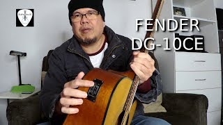 Video thumbnail for Fender DG-10CE Acoustic Guitar Review / Demo - Bizarre Love Triangle Fingerstyle Cover by Edwin-E