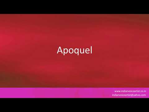 Apoquel Pronounce
