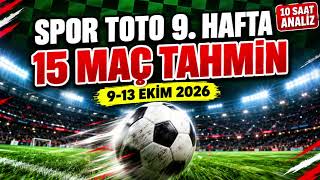 Spor Toto 9. Hafta Derin Analiz/Bölüm 4