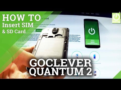 Insert SIM & SD in GOCLEVER Quantum 2 400s - SIM and SD Intallation
