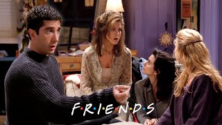 Rachel Spills the Beans That Ross Is Having a Boy | Friends