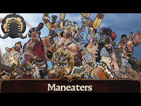 Golgfag & Ogre Maneater Mercenaries in Total war Warhammer3
