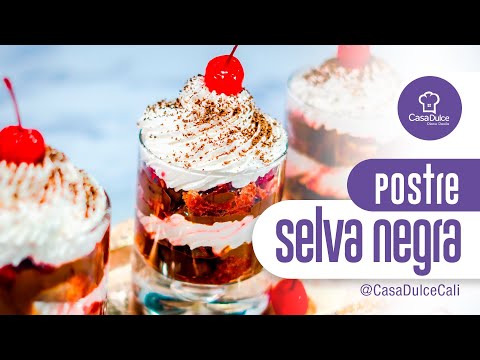 Selva negra versión postre