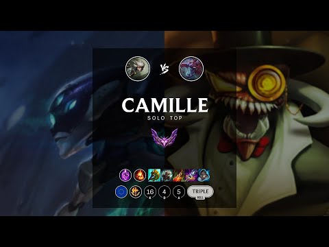 Camille Top vs Cho'Gath - EUW Master Patch 12.14