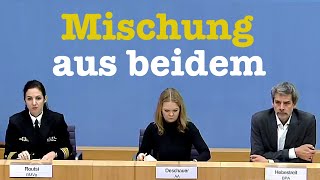 22.01.2024 - RegPK - Bundespressekonferenz (Jung & Naiv Aushilfsupload) [erste 2 Minuten fehlen]