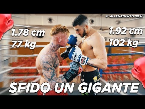 Sfido un pugile professionista FORTISSIMO E GIGANTE! | 4° allenamento di pugilato