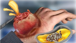 Relaxing ASMR Hand Care Animation | Blister Relief Treatment Animation