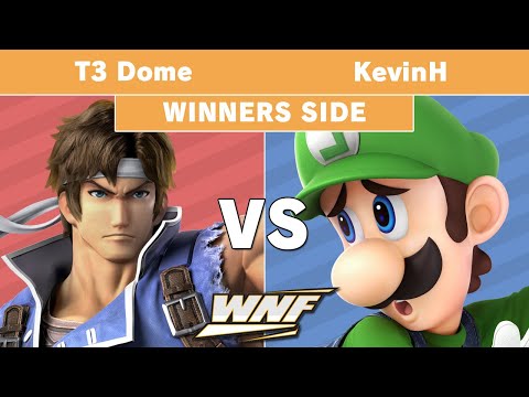 WNF 1.8 T3 Dome (Richter) vs KevinH (Luigi) Winners Side Smash Ultimate