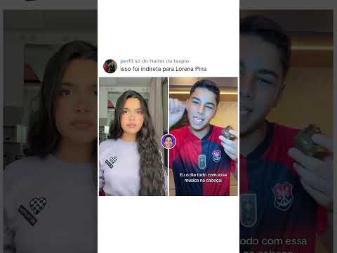 Lorenzo mandou indireta pra Lorena Pina 📸👀 #gêmeos #irmãspina