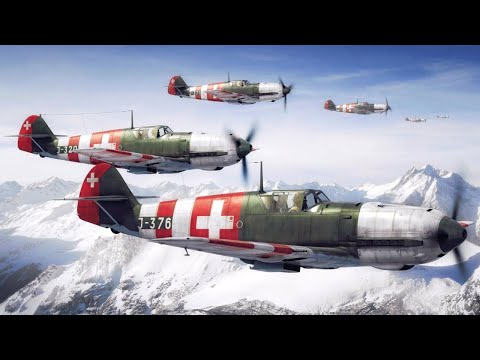 SWISS Me 109 Fighters vs. USAAF - SECRET Air War over Switzerland ('44 - '45)