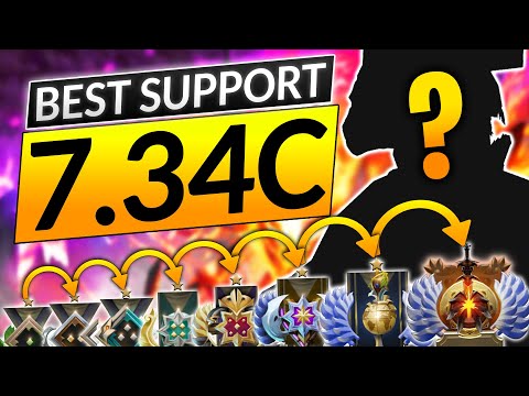 BEST HERO FOR FREE MMR IN 7.34c - Main Position 5 NOW - Dota 2 Winter Wyvern Guide
