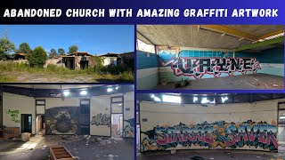 Abandoned Church With Amazing Graffiti Artwork