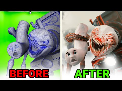 Choo Choo Charles: BEFORE vs AFTER (Hungry Pig)