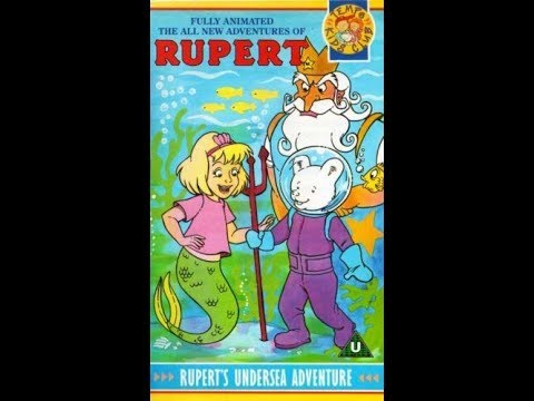 Original VHS Opening: Rupert - Rupert's Undersea Adventure (UK Retail Tape)