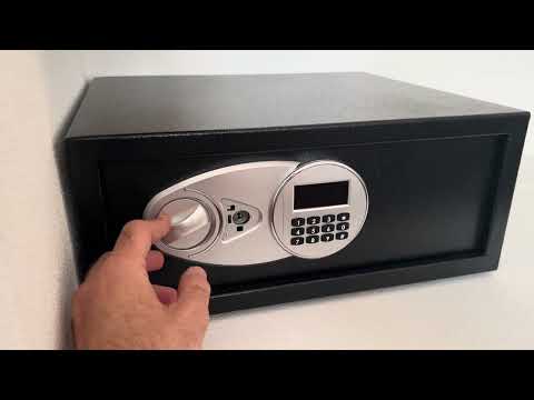 How to Reset & Change Safe Code in 30s - AmazonBasics