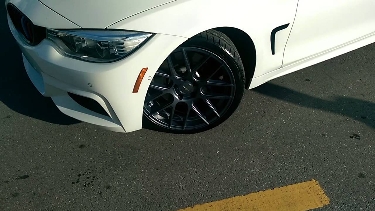 DUBSandTIRES.com 20 Inch Velgen VM-B7 Concave Graphite Wheels 2014 4 Series BMW Rims