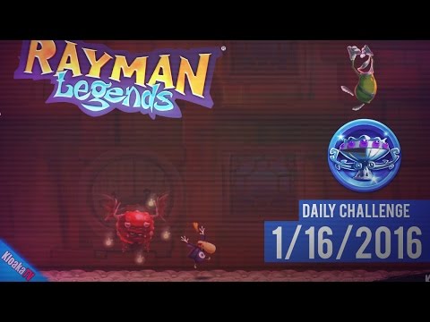 Rayman Legends - Daily Challenge 1/16/2016 in 16"74 Seconds (Diamond Cup)