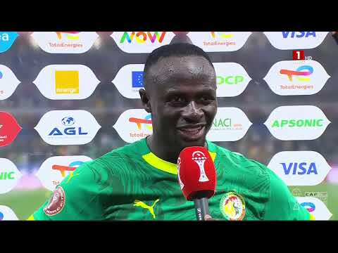 Réaction Sadio Mané après la victoire du Sénégal