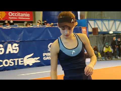Tarbes - Petits As 2022 : Finale des filles Julian Stusek - Hannah Klugman
