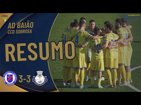 Sobrosa 3-3 AD Baião | 1ª Divisão AF Porto - Série 3 - 13ª Jornada - 2023/2024