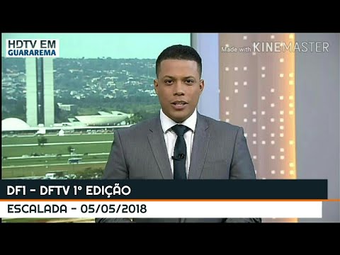 Escalada "DF1" DFTV 1° Edição/Globo Brasília (05/05/2018)