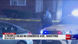 2 dead, 1 wounded in shooting on Congress Avenue in New Haven