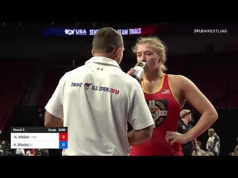 72 Kg Round 2 - Kylie Welker, Titan Mercury Wrestling Club Vs Kennedy Blades, Sunkist Kids Wrestli